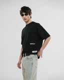 Monoic Camiseta Boxy Fit Speed - Negro