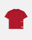 Monoic Camiseta Boxy Fit Speed - Pompeian Red