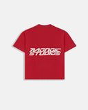 Monoic Camiseta Boxy Fit Speed - Pompeian Red