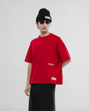 Monoic Camiseta Boxy Fit Speed - Pompeian Red