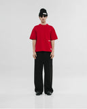 Monoic Camiseta Boxy Fit Speed - Pompeian Red