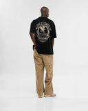 MONOIC - Camiseta Oversized Dreamers Club - Negro Oscuro