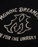 MONOIC - Camiseta Oversized Dreamers Club - Negro Oscuro