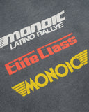 MONOIC - Camiseta Oversized Elite - Negro Desgastado