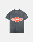 MONOIC - Camiseta Oversized Elite - Negro Desgastado