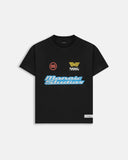 Monoic Camiseta Oversized Racing - Negro Oscuro