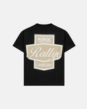 Monoic Camiseta Oversized Rallye - Negro Oscuro