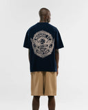 MONOIC - Camiseta Oversized Retro Dream Team - Navy Blue