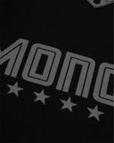 MONOIC - Camiseta Oversized Shield Waffle Long Sleeve - Negro (Exclusive)