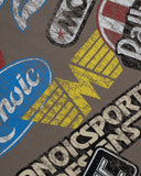 Monoic Camiseta Oversized Sponsors - Sand