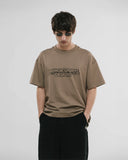 Monoic Camiseta Oversized Sponsors - Sand