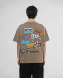 Monoic Camiseta Oversized Sponsors - Sand
