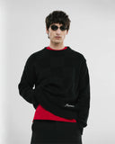 Monoic Checkered Knitwear Sweater - Negro