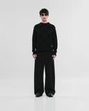 Monoic Checkered Knitwear Sweater - Negro