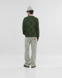 Monoic Checkered Knitwear Sweater - Verde Oliva