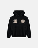 MONOIC - Hoodie Oversized F.C - Negro Oscuro