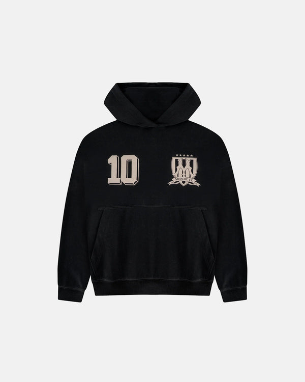 MONOIC - Hoodie Oversized F.C - Negro Oscuro