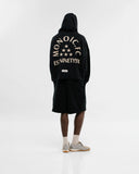 MONOIC - Hoodie Oversized F.C - Negro Oscuro