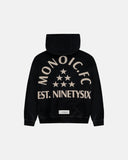 MONOIC - Hoodie Oversized F.C - Negro Oscuro