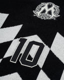 MONOIC - Fútbol Jersey Knit Manga Larga - Negro