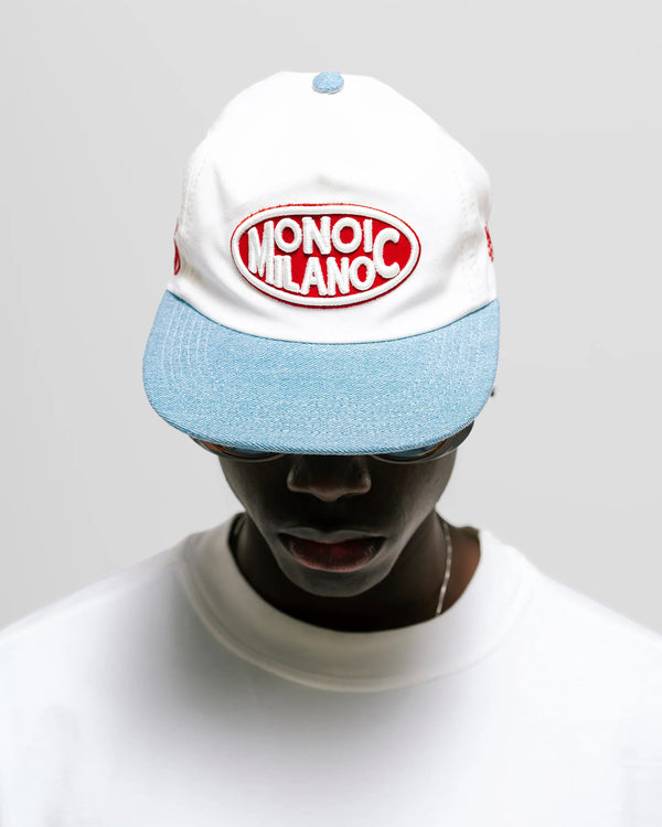 MONOIC - Gorra Milano - Crema y Denim