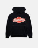 MONOIC - Hoodie Oversized Oil - Negro Oscuro