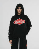 MONOIC - Hoodie Oversized Oil - Negro Oscuro