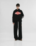 MONOIC - Hoodie Oversized Oil - Negro Oscuro