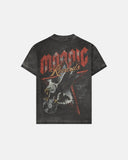Monoic Camiseta Oversized Monoic Eagle - Gris Desgastado