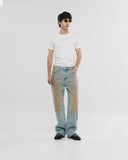 MONOIC - Straight Fit Rally Jeans - Dirty Blue