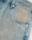 MONOIC - Straight Fit Rally Jeans - Dirty Blue