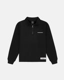 Monoic Quarter Zip V2 - Negro Oscuro