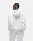 Monoic Zip Hoodie Oversized Básico V3 - Off White