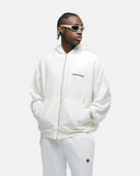 Monoic Zip Hoodie Oversized Básico V3 - Off White
