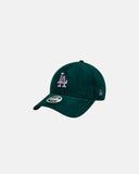 New Era Gorra Los Angeles Dodgers Mlb Cord 9Forty Ajustable Verde