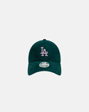 New Era Gorra Los Angeles Dodgers Mlb Cord 9Forty Ajustable Verde