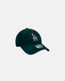 New Era Gorra Los Angeles Dodgers Mlb Cord 9Forty Ajustable Verde