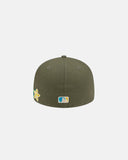New Era Gorra Los Angeles Dodgers Mlb Tonal Florals 59Fifty Cerrada Verde