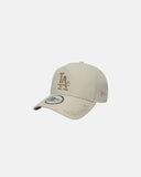 New Era Gorra Los Angeles Dodgers Tonal Icon 9Forty A-Frame Beige