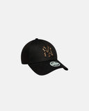 New Era Gorra Yankees Mlb Leopard Infill 9Forty Ajustable Negra