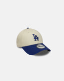 NEW ERA LOS ANGELES DODGERS MLB COLOR BLOCK 9FORTY  BEIGE/AZUL