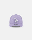 New Era Gorra Los Angeles Dodgers Mlb Cotton Weave 9forty Ajustable – Morado (Os)