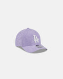 New Era Gorra Los Angeles Dodgers Mlb Cotton Weave 9forty Ajustable – Morado (Os)