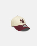 New Era New York Yankees Mlb Ws Patch 9forty – Beige/Rojo