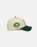 Gorra New Era Oakland Athletics MLB WS Patch 9FORTY Beige/Verde