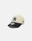 NEW ERA GORRA WORLD SERIES COLLECTION NEW YORK YANKEES 9FORTY AJUSTABLE  BEIGE/AZUL