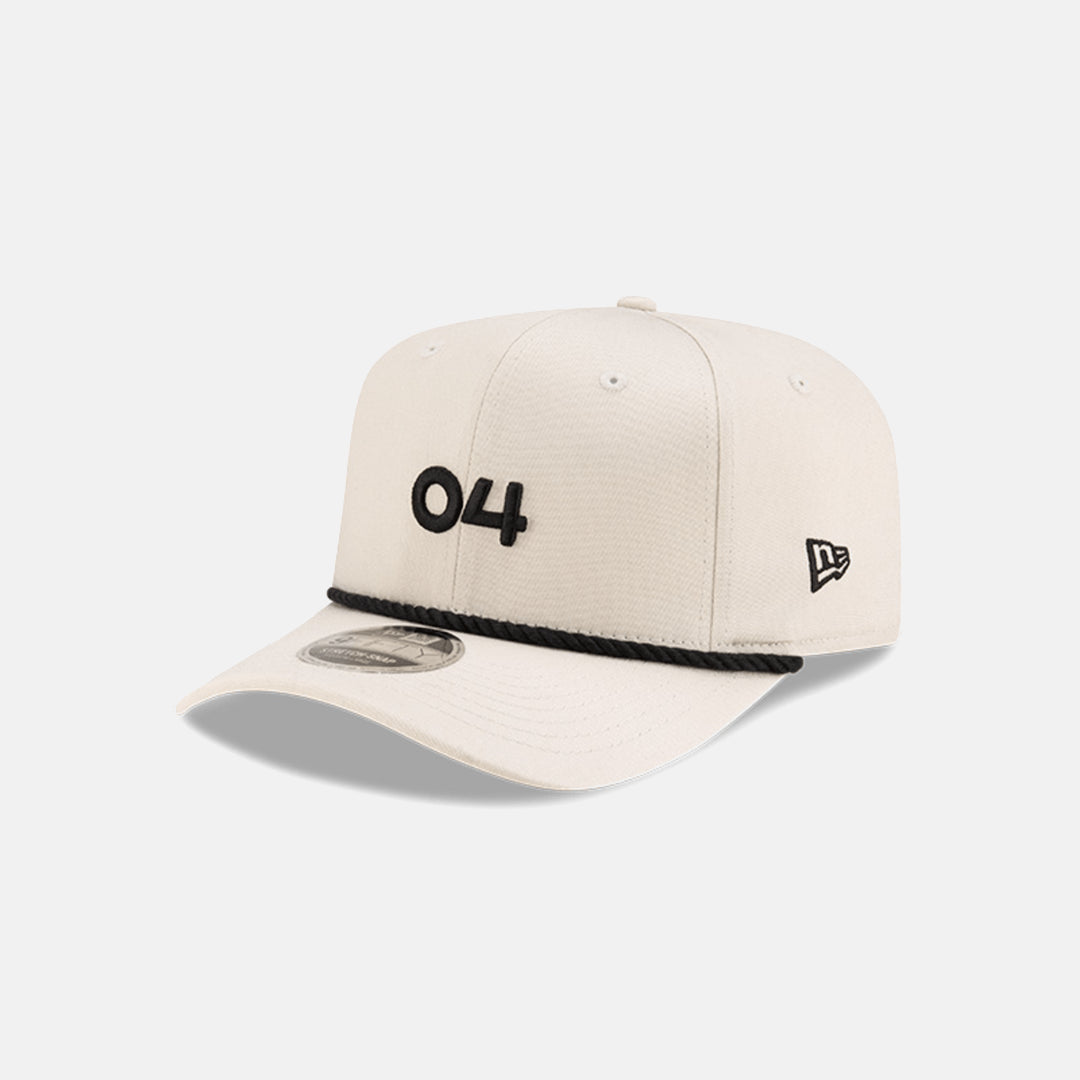NEW ERA GORRA MCLAREN F1 LANDO NORRIS ROPE 9FIFTY SS BEIGE