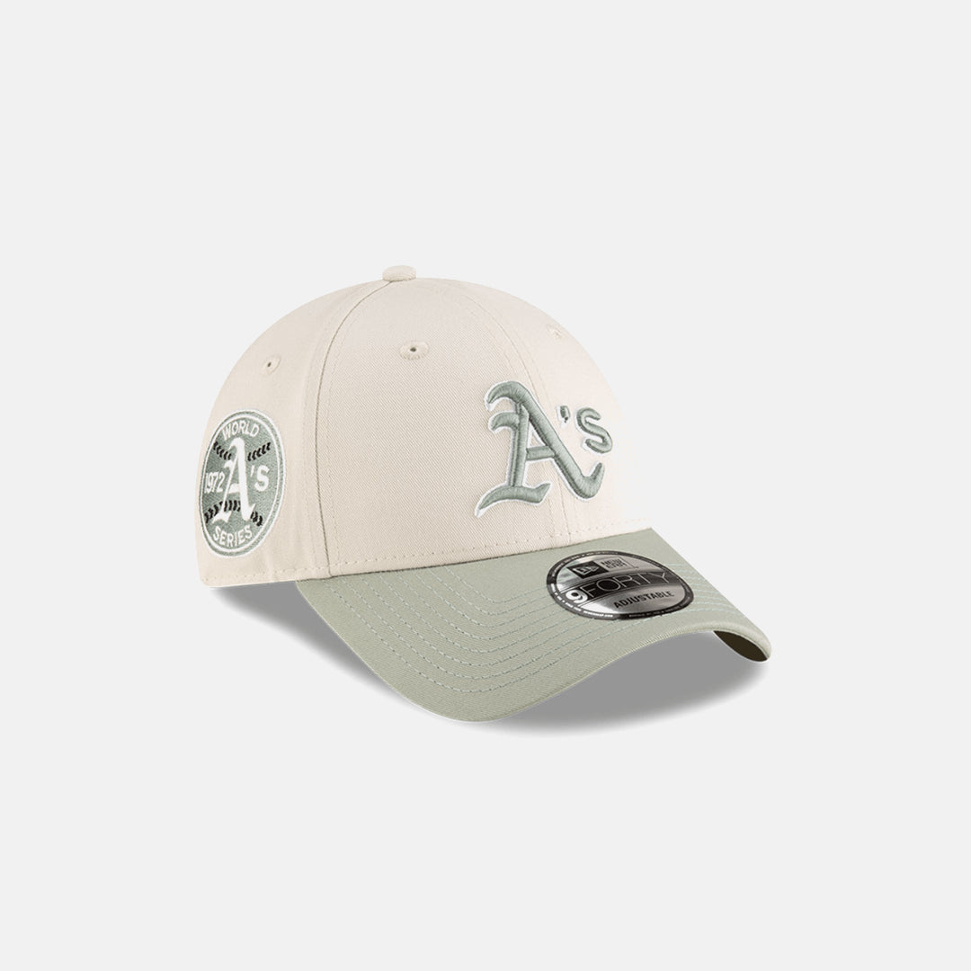 NEW ERA OAKLAND ATHLETICS MLB WORLD SERIES 9FORTY BEIGE