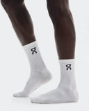 ON - Logo Sock High 3P - White