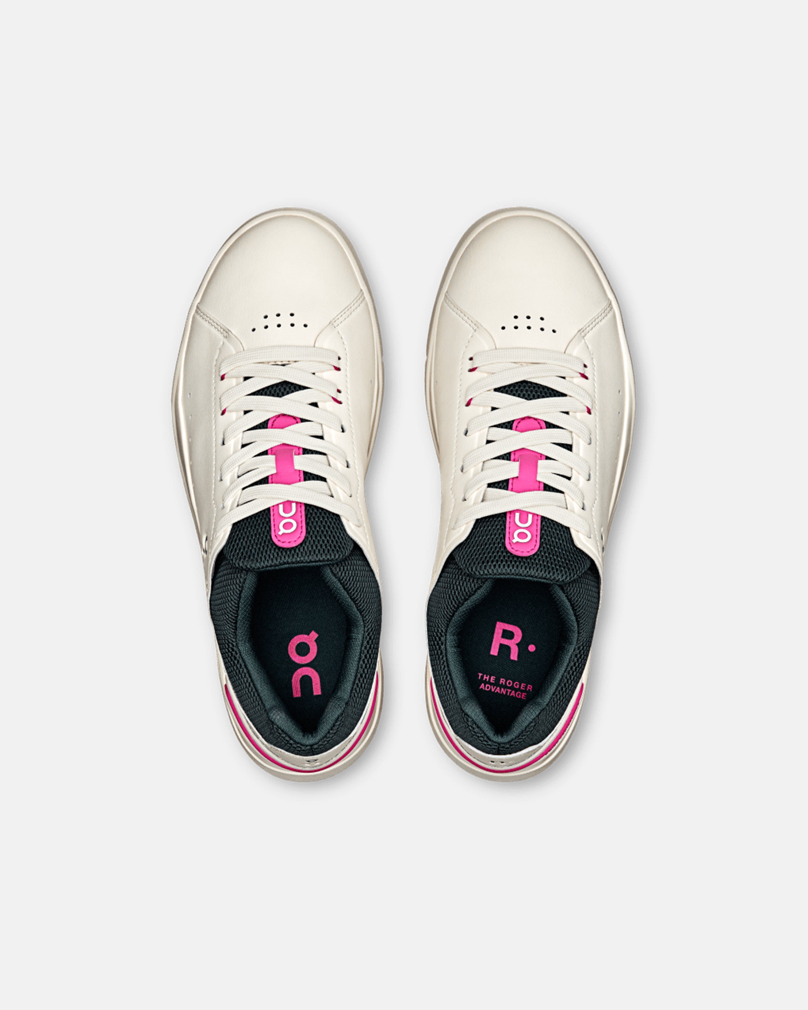 ON THE ROGER ADVANTAGE – WHITE/PINK